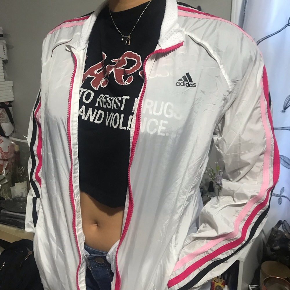 Breast Cancer Awareness Adidas Windbreaker